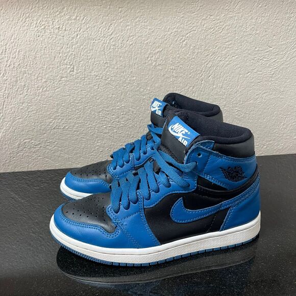 Nike Air Jordan 1 Retro High OG Dark Marina Blue Women’s Size 5.5 555088-404 - Picture 3 of 8